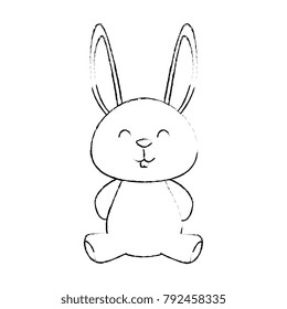 cute little rabbit icon