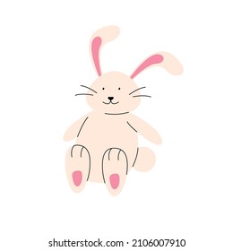 cute little rabbit pet character