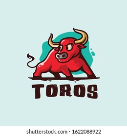 Cute little Red Toros  look angry