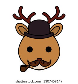 cute little reindeer character