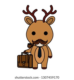 cute little reindeer character