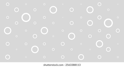 Cute little rings, bubbles in background. Festive cover. Gift wrapping. Vector illustration.