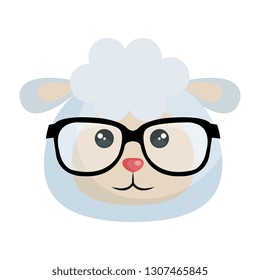 cute little sheep character