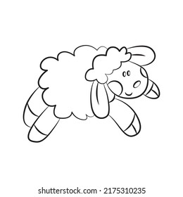 343 Adult coloring page sheep Images, Stock Photos & Vectors | Shutterstock