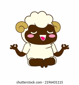 cute little sheep vector illustration, sheep vector