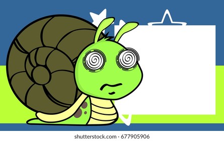 cute little snail cartoon expressions set in vector format very easy to edit 