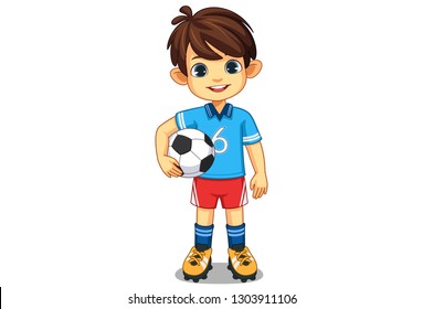 Cute Little Soccer Player 2