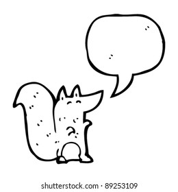 cute little squirrel cartoon