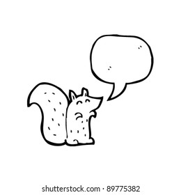 cute little squirrel cartoon