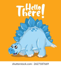 cute little stegosaurus wanna say hello to you!