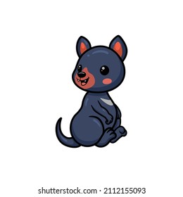 Cute little tasmanian devil cartoon