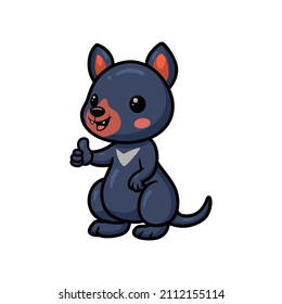 Cute Little Tasmanian Devil Cartoon