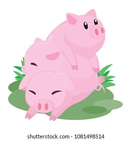 Cute  Little Three Pig
