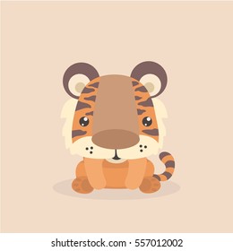 Cute little tiger.