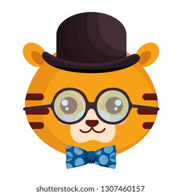 cute little tiger character