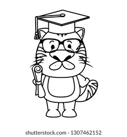 cute little tiger character