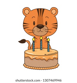 cute little tiger character