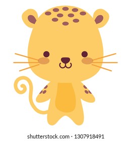 cute and little tiger character