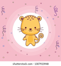 cute and little tiger character
