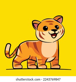 El tigre lindo representa el bosque.