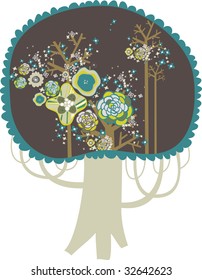 cute little tree design