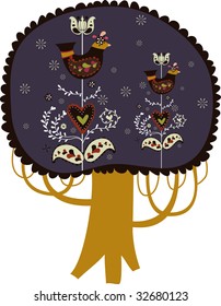 cute little tree design