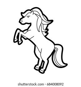 cute little unicorn cartoon
