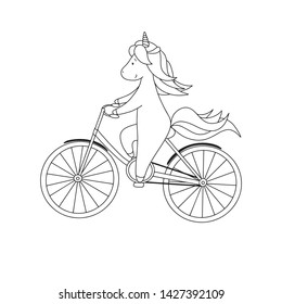 unicorn ride on bike