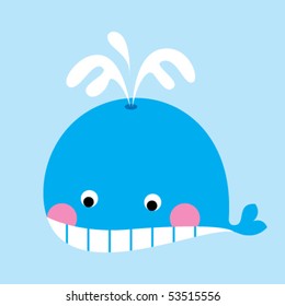 cute little whale
