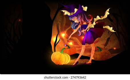 Cute little witch