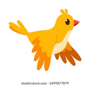 cute little yellow bird with good quality and good design