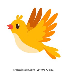 cute little yellow bird with good quality and good design