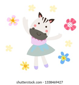 Cute little zebra