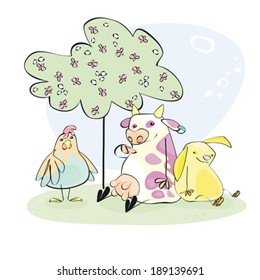 Cute livestock