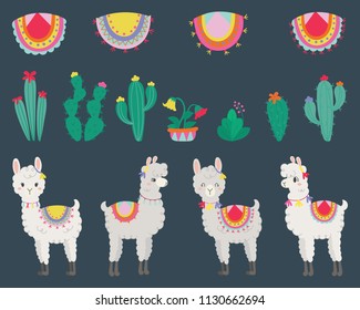 Cute llama. Hand drawn art. Design for card, sticker , fabric textile, t shirt.