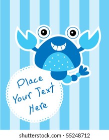 cute lobster card