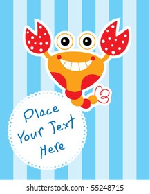 cute lobster card