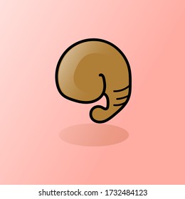 cute logo of a elephants surrounding it. fun design perfect for many businesses