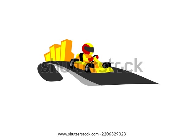 Cute Logo of kart Car\
