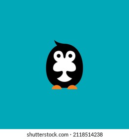 Cute Logo Penguin Character
look simple and clean design