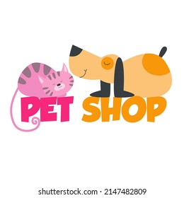 Cute logo for your pet shop
