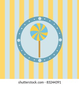 cute lollipop background