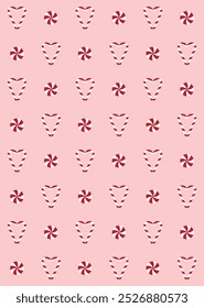 Cute lollipops seamless pattern. Vector illustration.