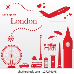 cute London travel set