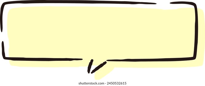 Una linda y suelta burbuja dibujada a mano. Ideal para el acabado con una impresión áspera y elegante. Ilustración vectorial.