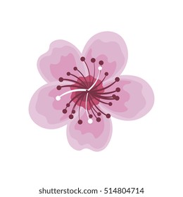 Cute Lotus Flower Isolated Stock Vector (Royalty Free) 514804714 ...