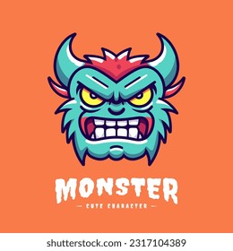 Cute and lovable kawaii monster illustration, sure to bring a smile to anyone's face