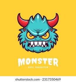 Cute and lovable kawaii monster illustration, sure to bring a smile to anyone's face