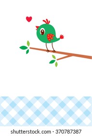 cute love bird vector illustration wallpaper