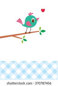 cute love bird vector illustration wallpaper